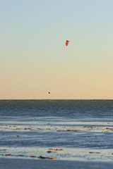 kite surfer in air