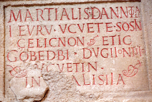 0886 - alésia, bourgogne, vestige gallo-romain