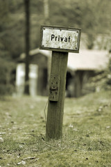 schild privat