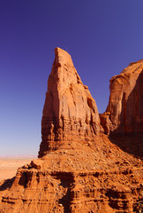 Fototapeta premium pointed rock in monument valley