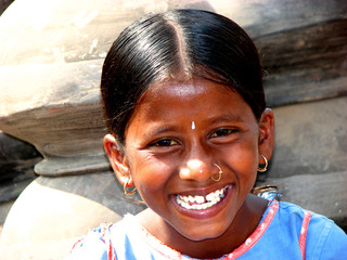 the indian smiling