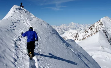 Crédence de cuisine en verre imprimé Alpinisme mountain climbing