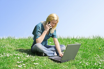 sommer, sonne, business