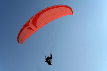 parapente en vol