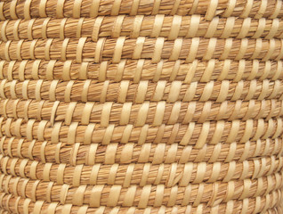 "backgrounds: patterns": coiled reed basket