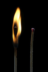 fiery match