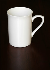 white cup