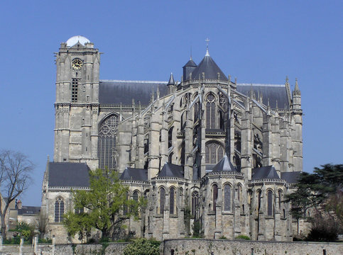 0927 - cath&eacute;drale st julien, le mans