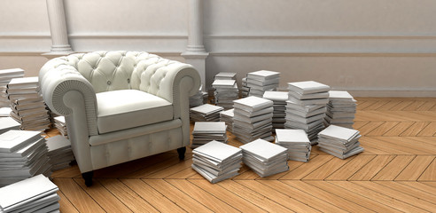 club blanc et livres