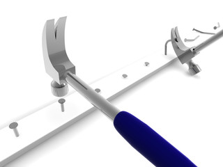 hammer and nails