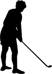 golfer silhouette