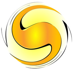 abstract spiral background (vector)