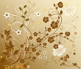 floral background - illustration