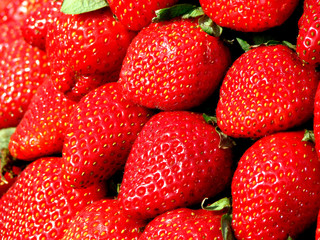 strawberry pile