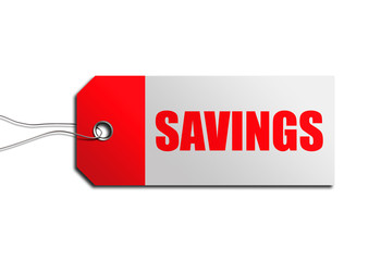 savings tag