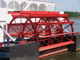riverboat paddlewheel