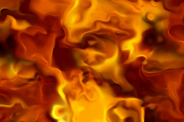 burning clouds