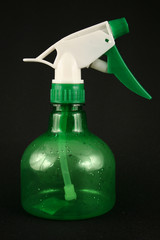 green spray bottle