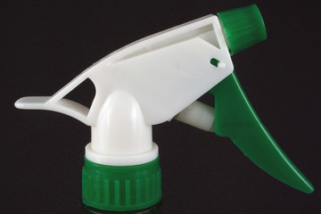 green spray bottle