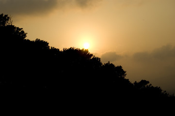 couché de soleil sur bray