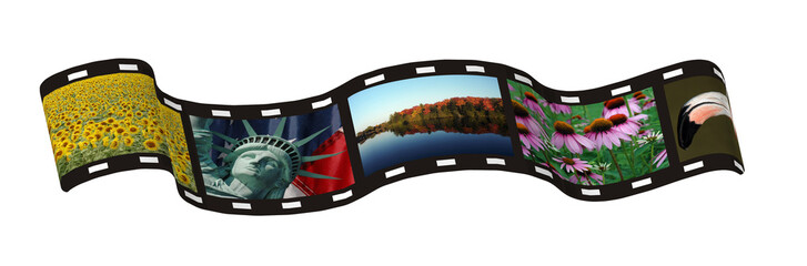 a photo film strip