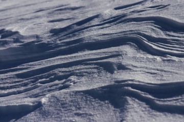 snow close-up