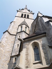 église et courbes