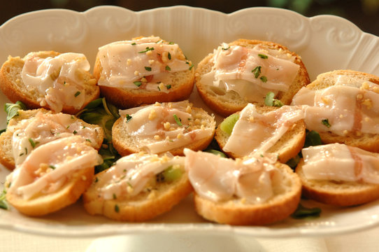 crostini di lardo