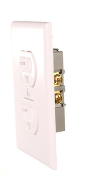 electrical outlet - front 3/4 view