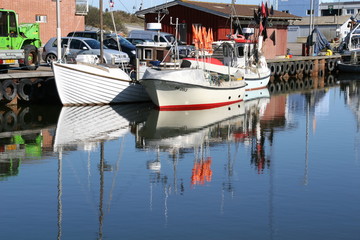 fischerboote im fischereihafen