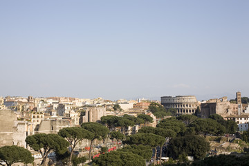 Naklejka premium roma - panorama