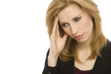 Obraz premium businesswoman with headache