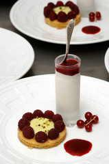 composition dessert