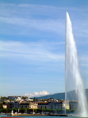 water fountain in geneva switzerland