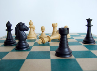 chess game – the king is dead