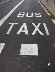 Fototapeta premium index of movement of transport on asphalt road