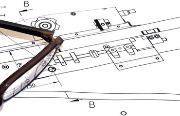 maschinen zeichnung, cad zeichnung