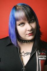 Fototapeta premium Portrait of Caucasian woman.