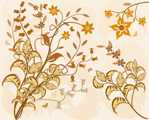 floral background - illustration