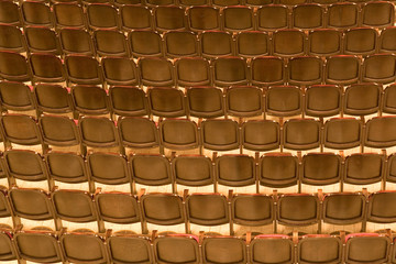 chairs in a theater