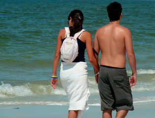 honeymoon on the beach