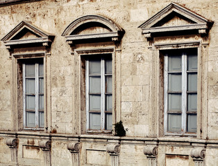 three windows