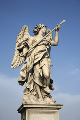 Obraz premium Angel sculpture in Rome, Italy.