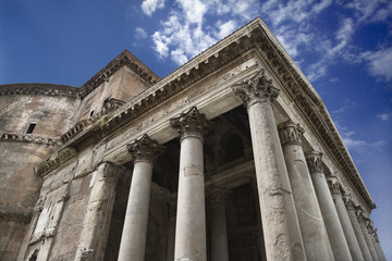 Fototapeta premium Pantheon exterior in Rome, Italy.