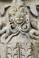 Fototapeta na wymiar Sculpture in Rome, Italy.