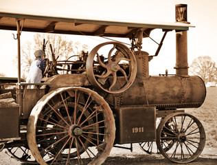 vintage tractor