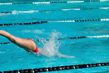 competitive swimming