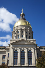 Fototapeta na wymiar Georgia State Capitol Building w Atlancie, Georgia.