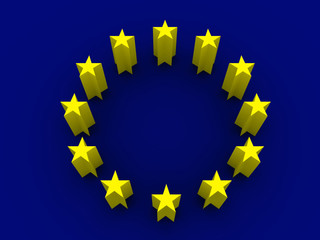 bandiera europa - eu