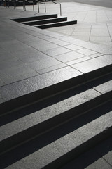 Granite steps in downtown Atlanta, Georgia.